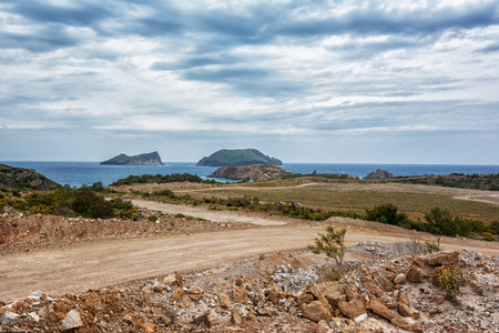 Milos island, Greeceの写真素材