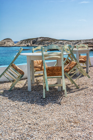 Milos island - Cyclades, traditional fishing villageの写真素材