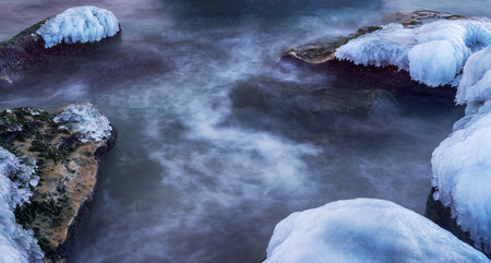 winter black sea -  Odessa, Ukraineの写真素材