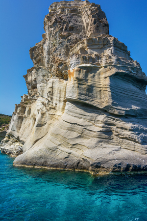 Kleftiko, Milos island, Cyclades, Greeceの写真素材