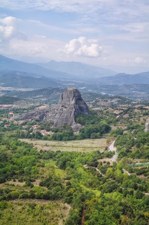 Meteora monastery with incredible rocks and view. Greeceの写真素材