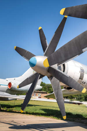 08.08.2021 - Kiev, Ukraine: Zhulyany State Aviation Museum of Ukraineのeditorial素材