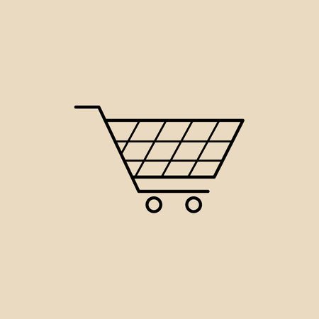 Trolley line art logo, icon and symbol, vector illustration designのイラスト素材