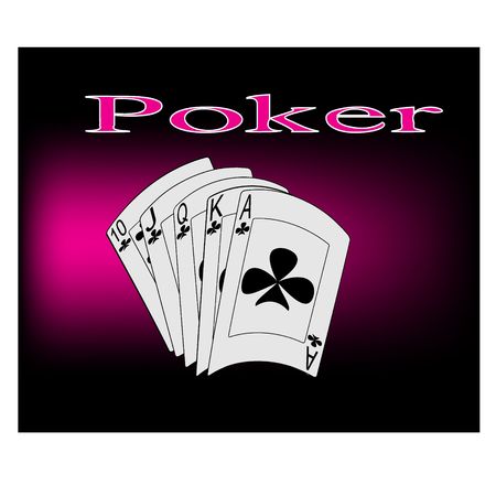 Poker casinoのイラスト素材