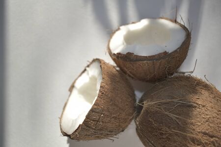 Coconut Cosmetic Product The fruit of the coconut. Lifestyle Healthy diet. Ingredients for...