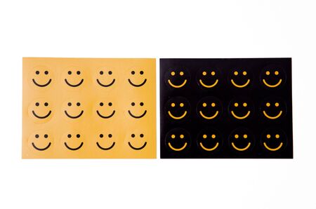 Smiles stickerの写真素材