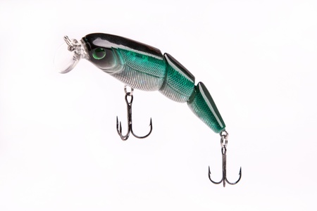 a bait for fishing - wobbler on white