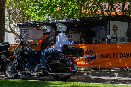 CASCAIS, PORTUGAL - 15 june 2019: 28th HOG Rally Cascais, event harley davidson owners group in Europeのeditorial素材