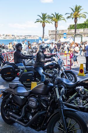 CASCAIS, PORTUGAL - 15 june 2019: 28th HOG Rally Cascais, event harley davidson owners group in Europeのeditorial素材