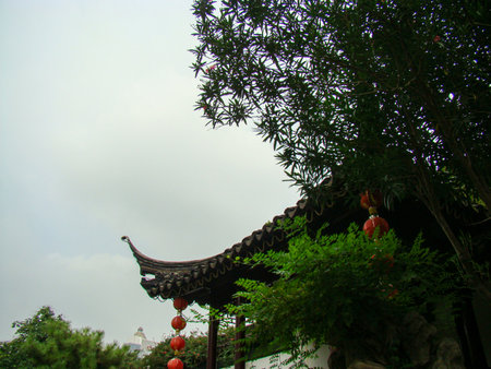 Chinese traditional architecture in the south of China, closeup of photoの写真素材
