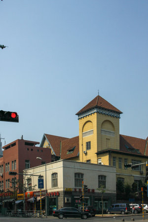 Old buildings in Chiang Mai, Thailand.の写真素材
