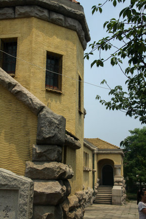 Ancient Chinese architecture in the Shaolin Monastery, Henan, Chinaの写真素材