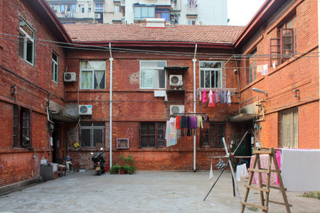 The old house. It is the .の写真素材