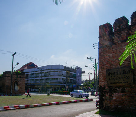 the picturesque cityの写真素材