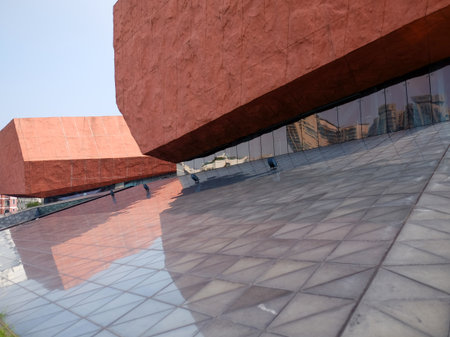 Modern architecture of the city. Modern architecture of the city. Modern architectureの写真素材