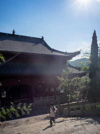 Kiyomizu-dera Temple in Kyoto, Japan.の写真素材