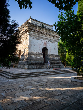 Ancient architecture scenery, Zunhua City, Hebei Province, china.の写真素材