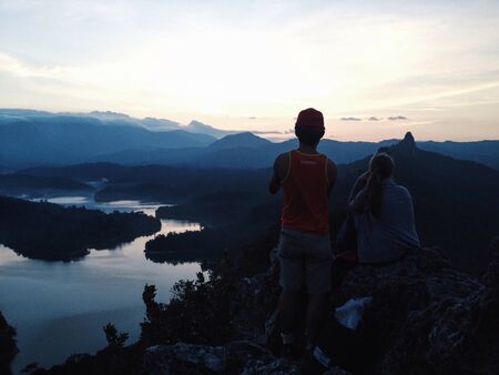 Watching the sunrise