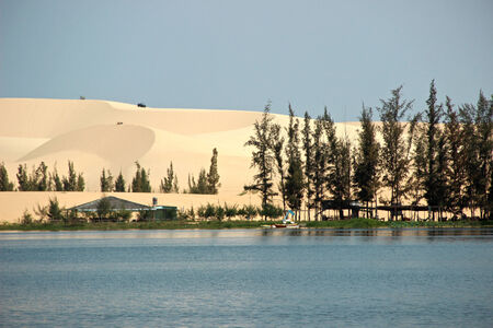 White dunesの写真素材