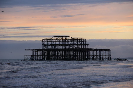 West-pier in Brightonの写真素材