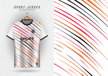 Background Mock up for sports jersey soccer running racing, colorful stripesのイラスト素材