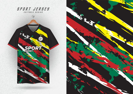 Backgrounds for sports jersey, football jerseys, running jerseys, racing jerseys, brushed patterns, multi colors.のイラスト素材