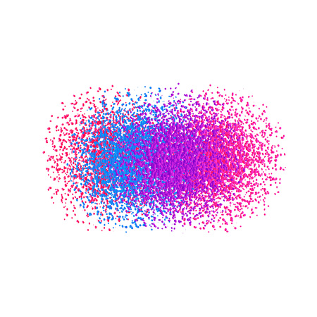 Stylize gradient confetti isolated on white background. Elements for graphic design  Vector illustration.のイラスト素材