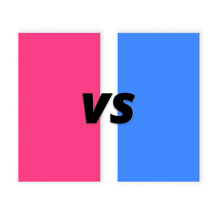 Versus card vector illustration.のイラスト素材