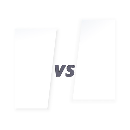VS screen. Versus card. Vector illustration.のイラスト素材
