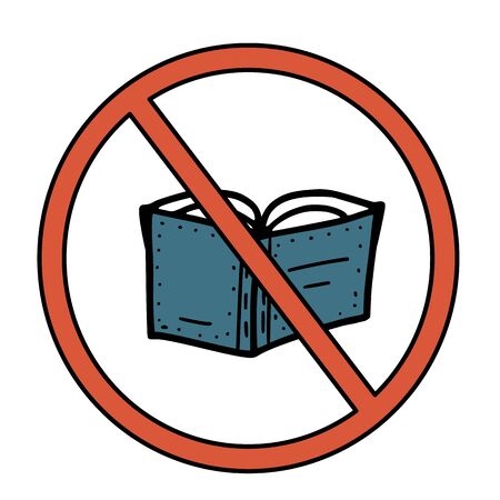 Stop sign icon. Restrict symbol. Vector  illustration.のイラスト素材