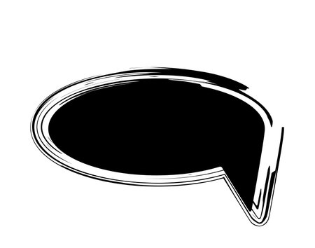 Speech bubble. Speak bubble text, chatting box.のイラスト素材