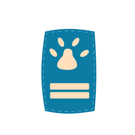 Passports for travel with pets. tourism identification isolated on white background. Trip for adventure and rest with domestic animals. Vector flat illustration.のイラスト素材