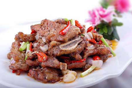 A unique and delicious steakの写真素材