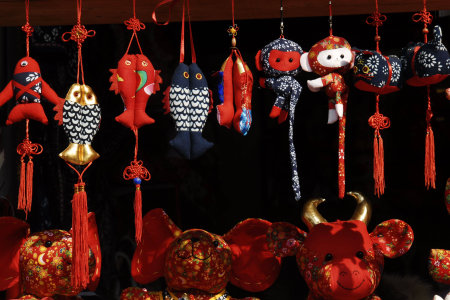 Closeup of dollsの写真素材