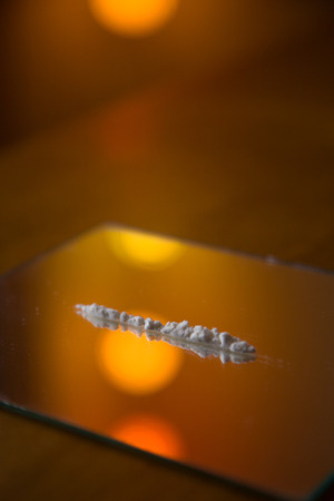 cocaine line.の写真素材