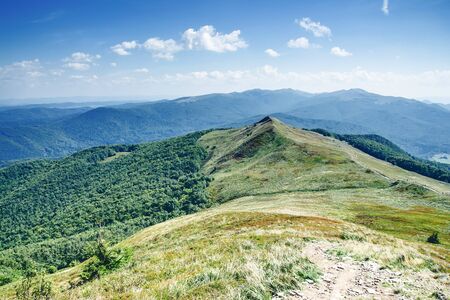 Bieszczady National Park in Poland landscape.の写真素材