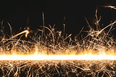 New years eve sprakler fire background.