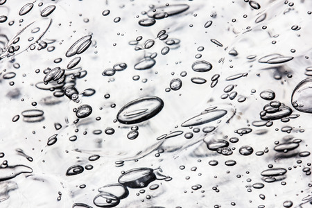 Gray white bubble gel texture.の写真素材