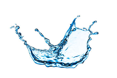 Water splash isolated on white.の写真素材