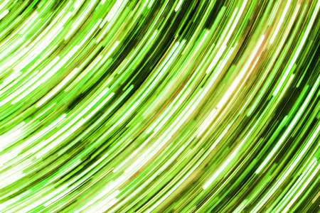 abstract  green  color   background with motion ray technologyの写真素材