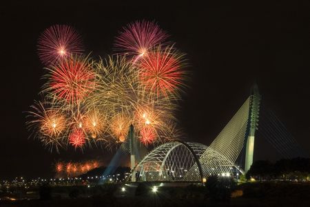 fireworks showの写真素材