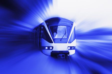 moving train