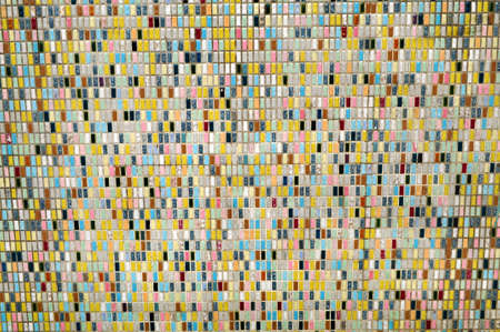 Colorful background from mosaic wall.の写真素材