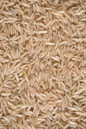 India raw organic basmati brown rice.の写真素材