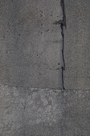 Monochromatic Texture of Old Tar or Asphalt Roofingの写真素材