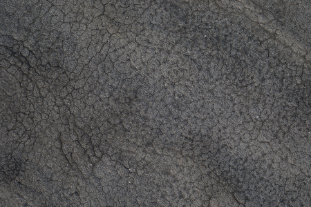 Monochromatic Texture of Old Tar or Asphalt Roofingの写真素材