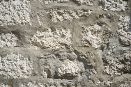 Old Grungy and Weathered Stone Wall Pattern Backgroundの写真素材