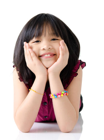 Portrait of asian girlの写真素材
