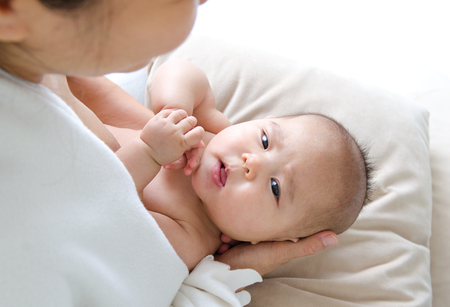 Asian babyの写真素材