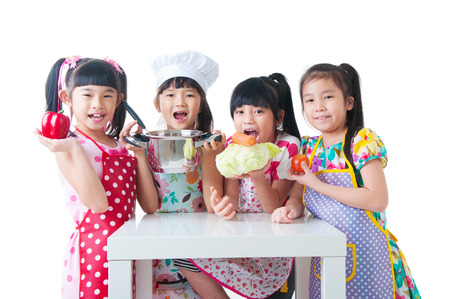 Eating healthy from a young ageの写真素材